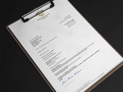 Thiết kế nhận diện thương hiệu khách sạn 4 sao Millenium Boutique Hotel